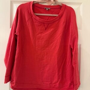 Talbots Vibrant Red Sweatshirt